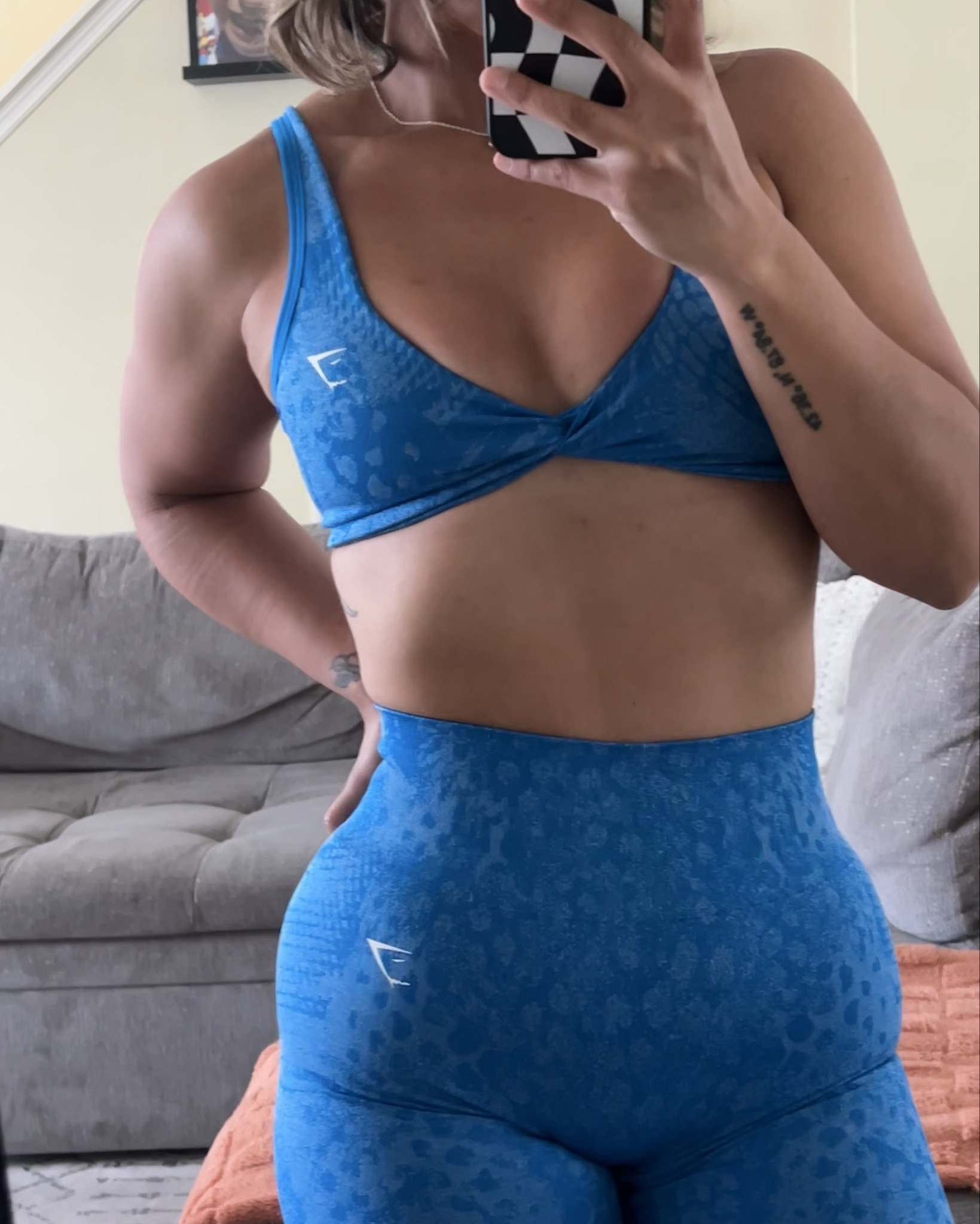 Obsessed with the latest Gymshark drop 🦋 130 lbs| 5’3| wearing a small in both.

#gymshark #gym #gymgirl #weightlifting #outfit #ootd

#LTKOver40 #LTKActive