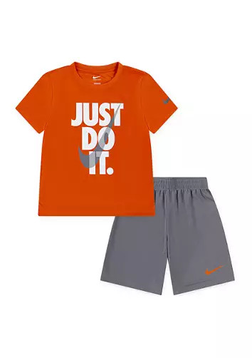 Boys 4-7 Dri-FIT Short Sleeve T-Shirt and Short Set | Belk