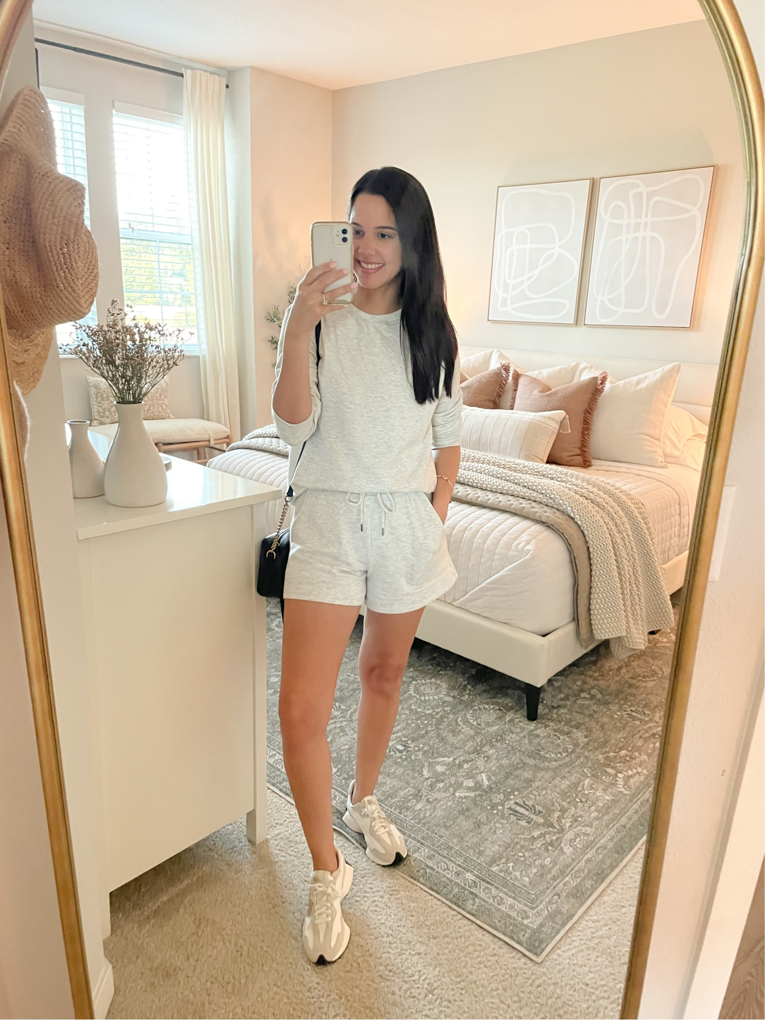 BACK IN STOCK! This super comfy and soft set is back. I got it last year and still wear it all the time. Great price too! Runs TTS. 

#LTKunder50 #LTKfit