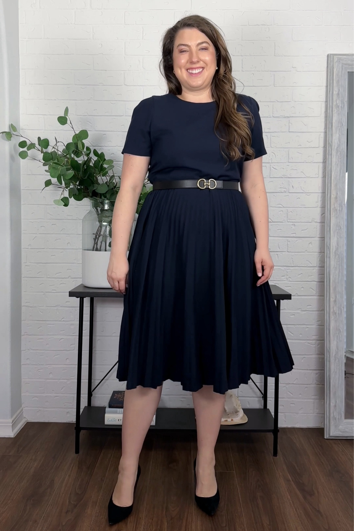 Styling Navy and Black for the Office 

Womens business professional workwear and business casual workwear and office outfits midsize outfit midsize style 

#LTKmidsize #LTKworkwear #LTKstyletip