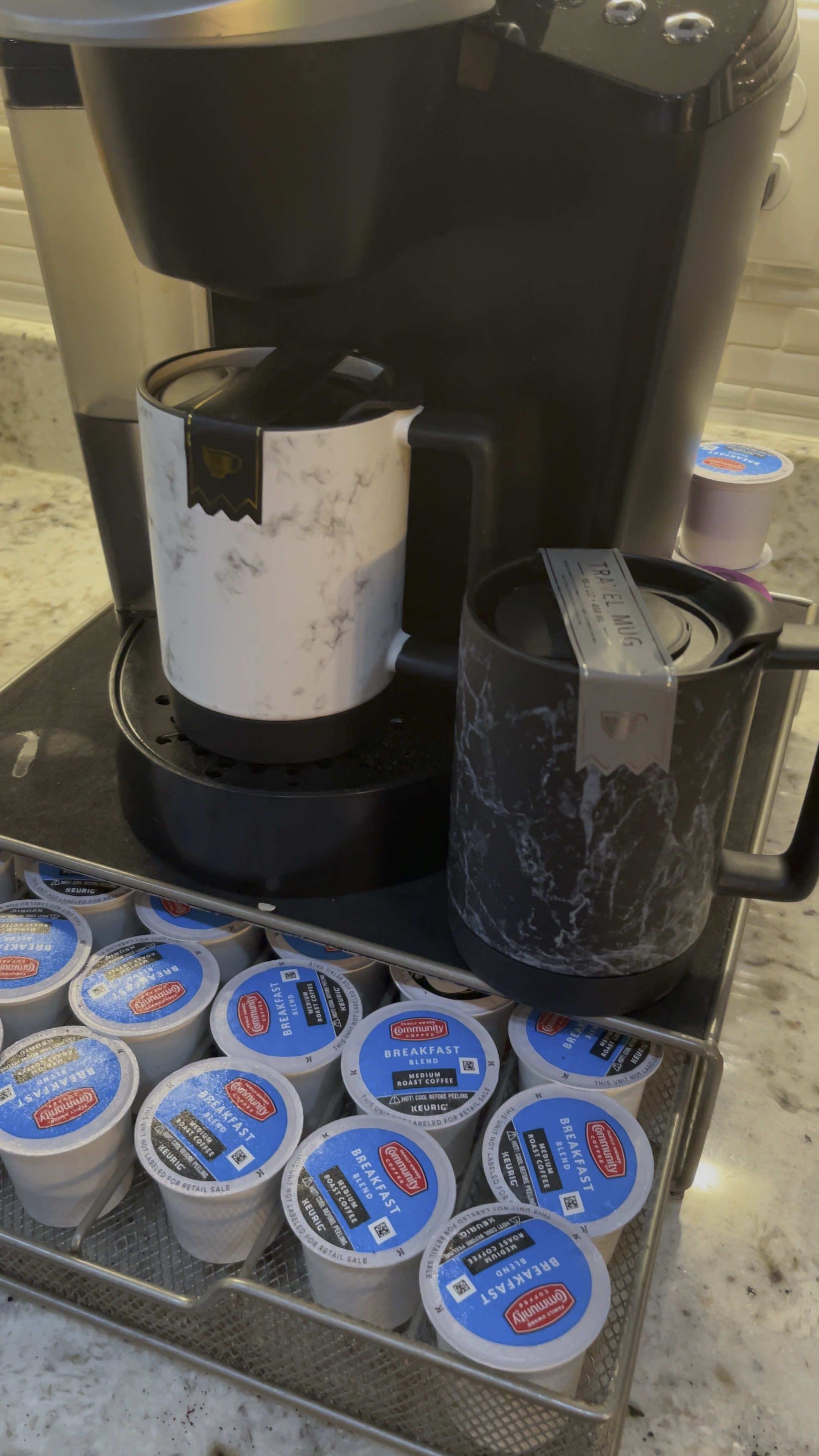 Beautiful travel cups that actually fit under my keurig (and in my cup holder) paired with my fav coffee! 😍✨

#LTKHoliday #LTKGiftGuide #LTKhome