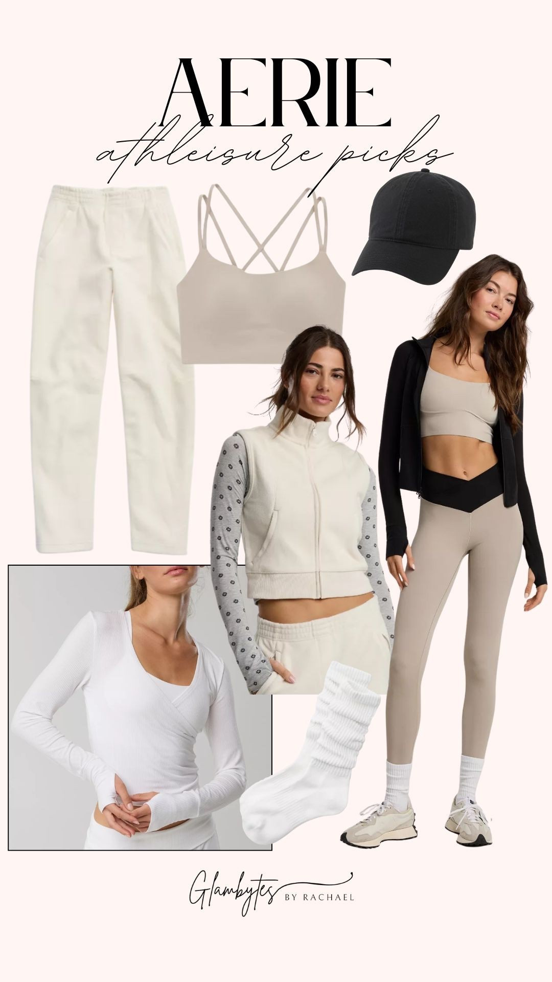 Loving these athleisure pieces from Aerie! 🤍💫  aerie sale, aerie leggings, aerie sports bra, new year fitness finds

#LTKFindsUnder100 #LTKActive #LTKSeasonal