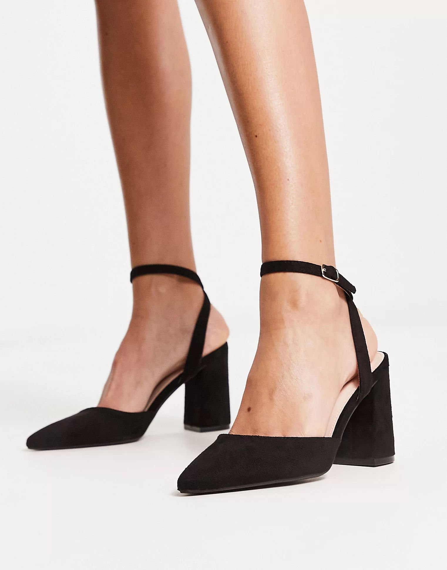 RAID Neima block heeled shoes in black | ASOS (Global)