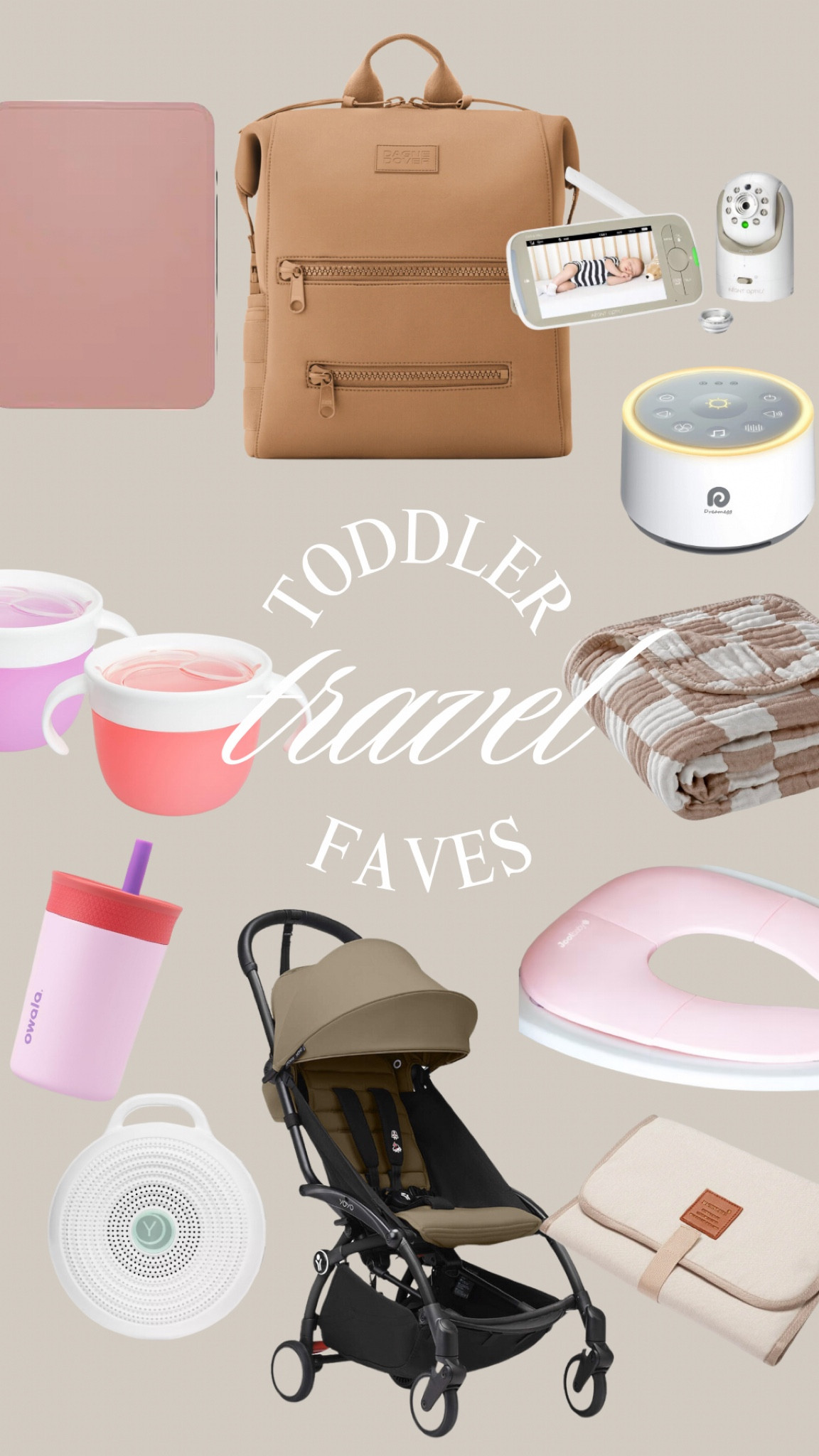 Some of my favorite must haves when traveling with our almost 2 year old! 🙌 