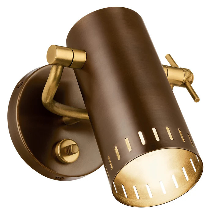 Ruehl LED Wall Sconce Lacquered Bronze | Lighting Design