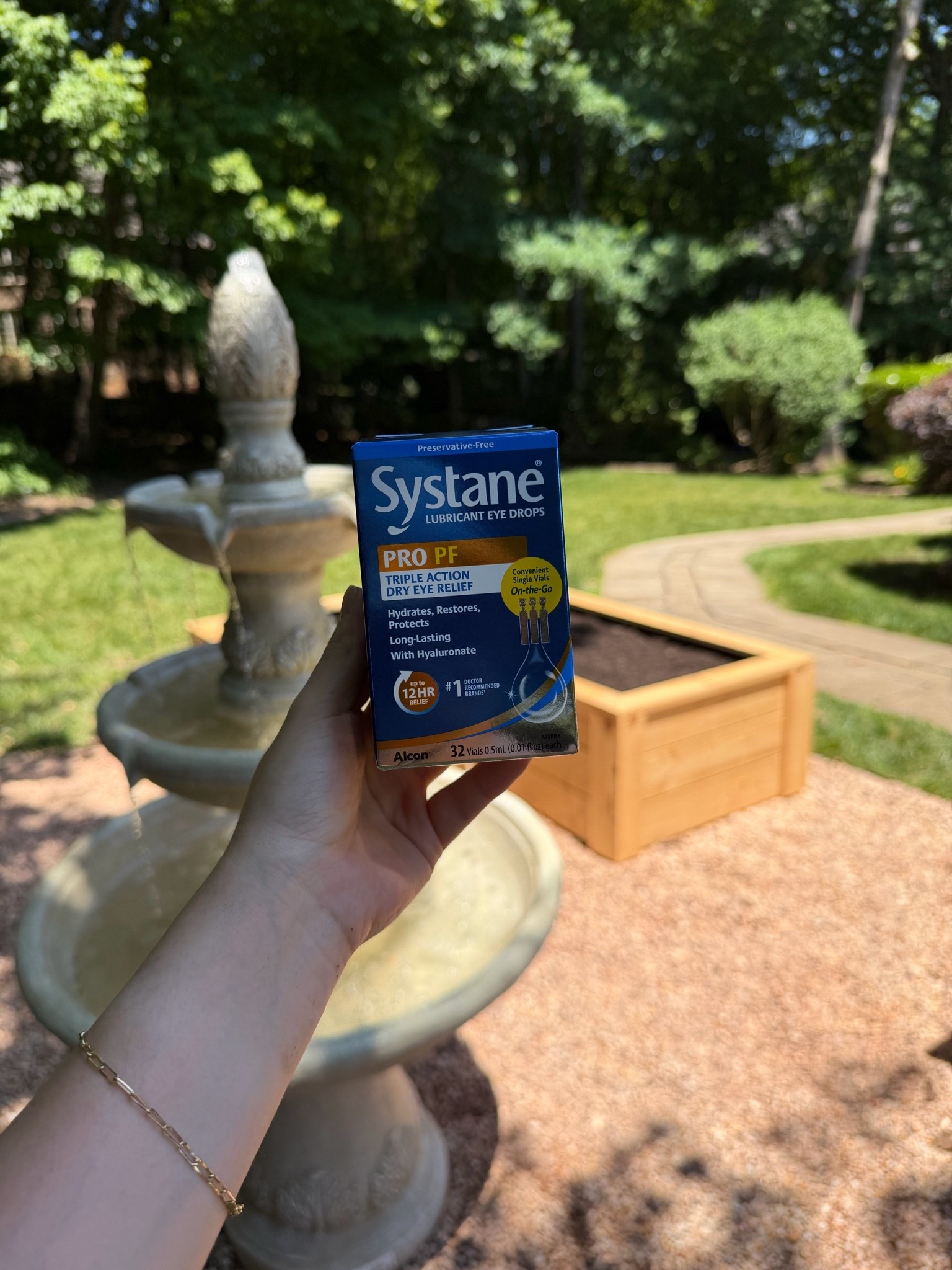 #ad We’ve been spending so much time outside lately working on our backyard and garden beds, and I forgot how much the heat, wind and dry air affect my eyes after being outside all day 😩

I’ve been keeping Systane Pro PF nearby during all our outdoor projects because it hydrates, restores and protects dry eyes ✨ You can find it at @Target

Now excuse me while I obsessively check the garden every morning waiting for everything to grow 🤍

@systane.us  #TargetPartner #SystanePartner #Systane #dryeye #eyecare