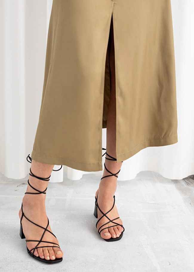 Front Slit A-Line Midi Skirt | & Other Stories (EU + UK)