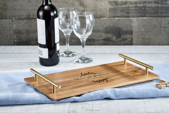 Personalized Serving Tray Custom Serving Tray Wedding Gifts - Etsy | Etsy (US)