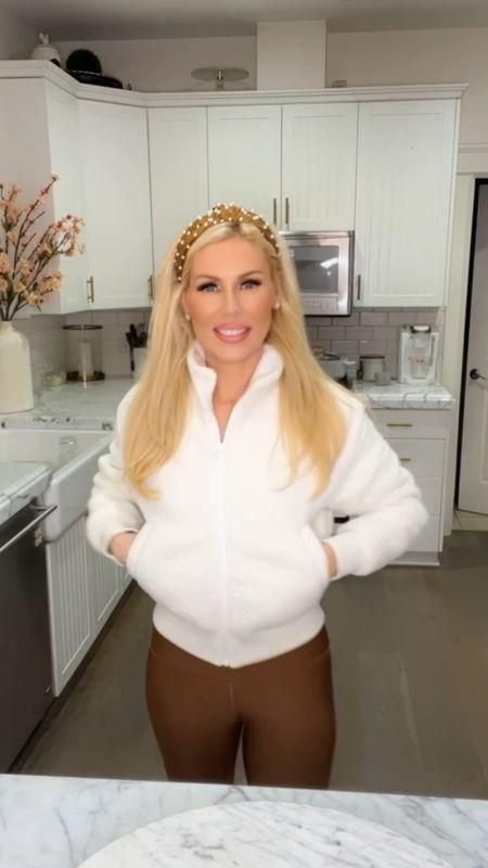 Get this cute comfy white and brown look with headband 

Chanel tennis shoes I got from Neiman Marcus but are sold out  so if you search brown Chanel tennis shoes you might be able to find at a second hand store or on eBay etc. 

#LTKFind #LTKSeasonal #LTKbeauty
