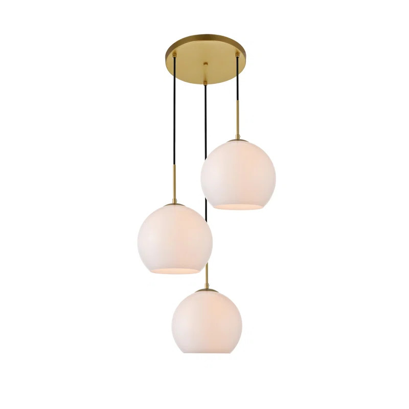 Baxter 3-Light Cluster Globe Pendant | Wayfair North America