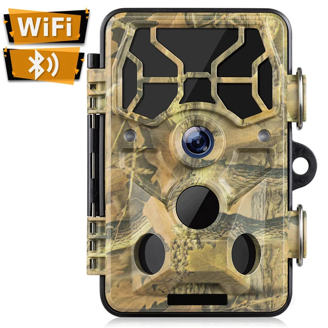 CAMPARK WiFi Bluetooth Trail Camera 30MP 1296P Deer Game Camera Night Vision Motion Activated 3 P... | Walmart (US)