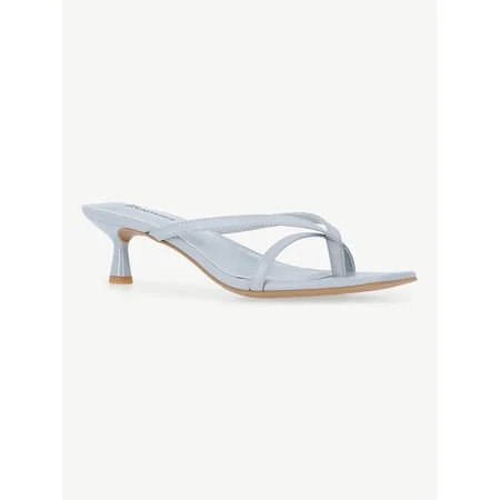 No Boundaries Kitten Heel Sandals, Women's | Walmart (US)