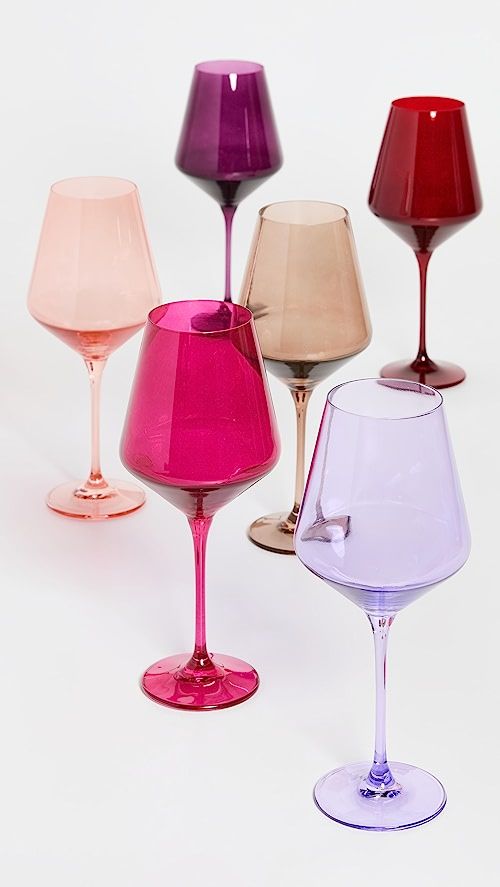 Estelle Colored Glass Stemware Set of 6 | SHOPBOP | Shopbop