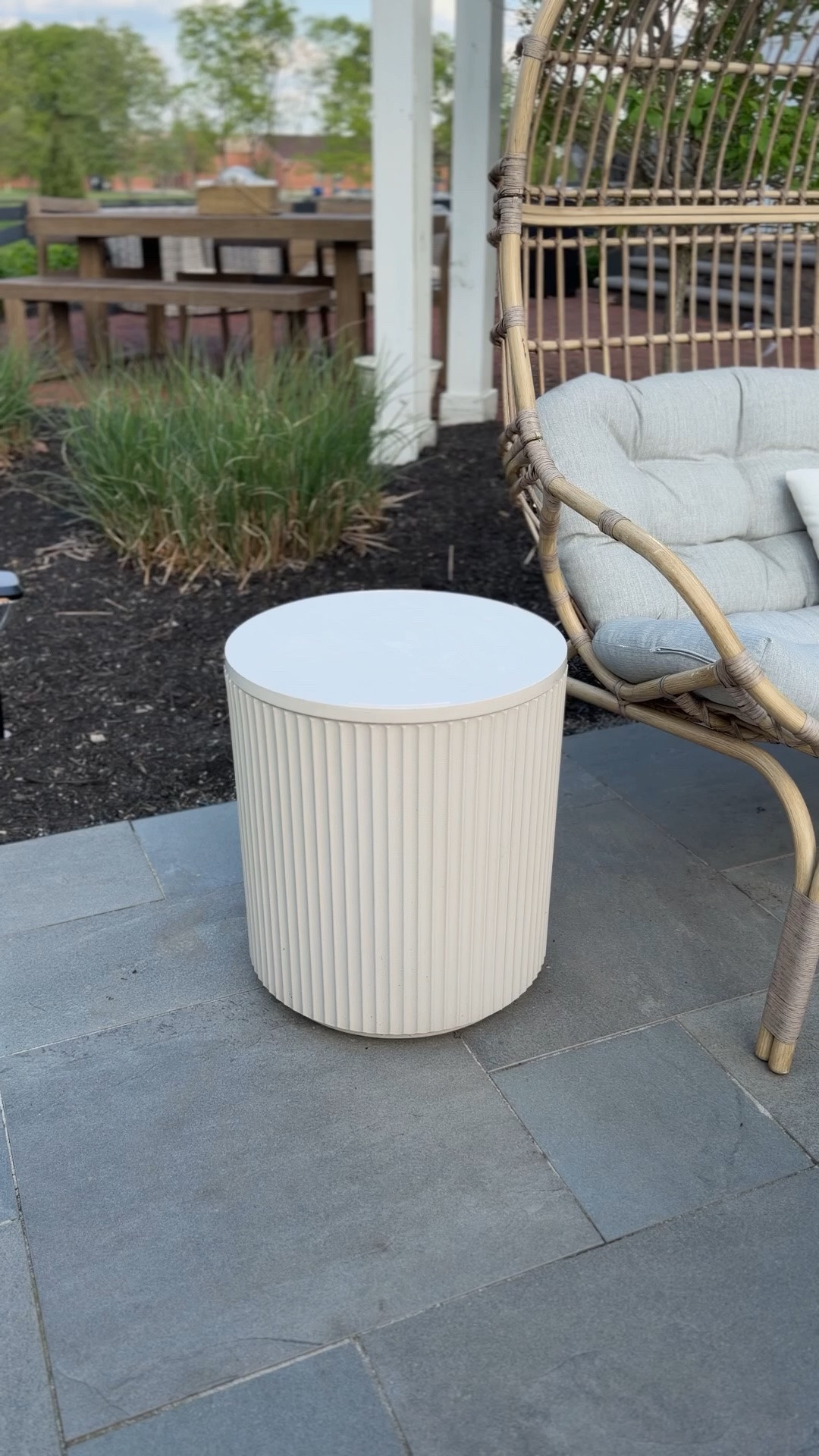 Outdoor end table that doubles as a cooler! Slides open for ice and drinks!!

#LTKSeasonal #LTKHome