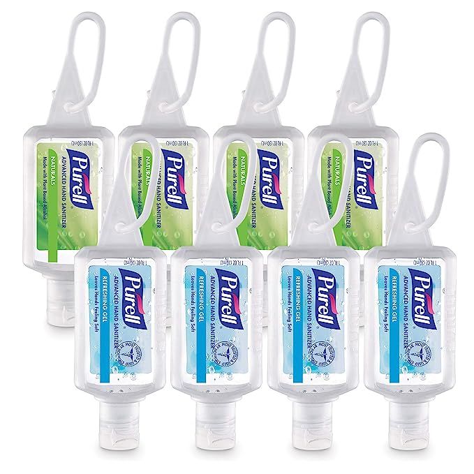 PURELL Advanced Hand Sanitizer Variety Pack, Naturals and Refreshing Gel, 1 Fl Oz Travel Size Fli... | Amazon (US)