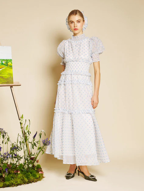 Stipple Spot Maxi Dress | Sister Jane (UK)