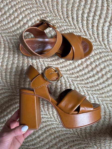 Such beautiful platform heels and easy to walk in! They’re true to size  

#LTKshoecrush #LTKSeasonal