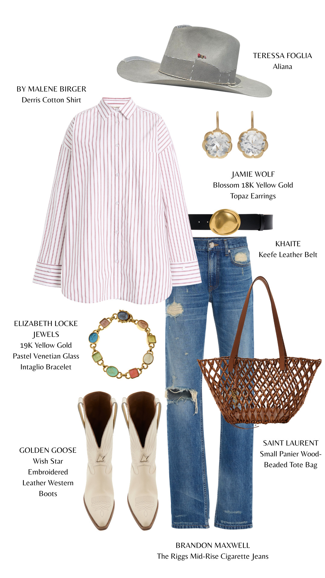 Classic denim and stripes with a western twist — effortless, timeless, and made for everyday cowgirl style. 🤍
#WesternChic #DenimStyle #CowgirlLook #EffortlessFashion #OOTD 

 #LTKFestival #LTKgrwm #LTKootd