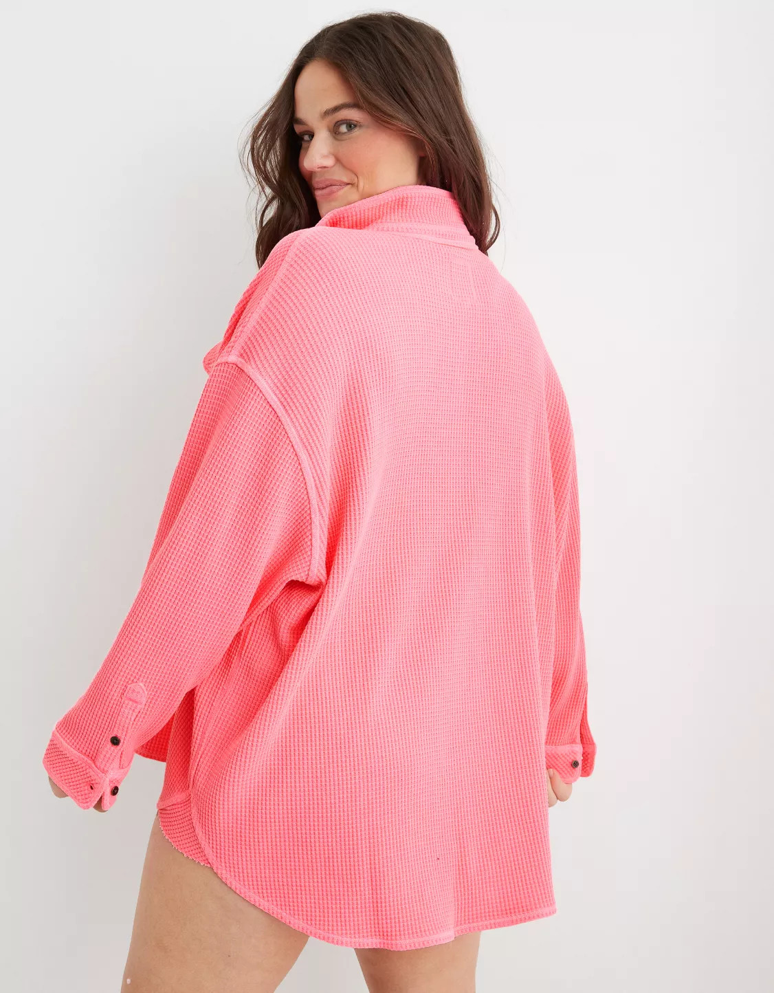 Aerie LumberJane Waffle Shirt | Aerie