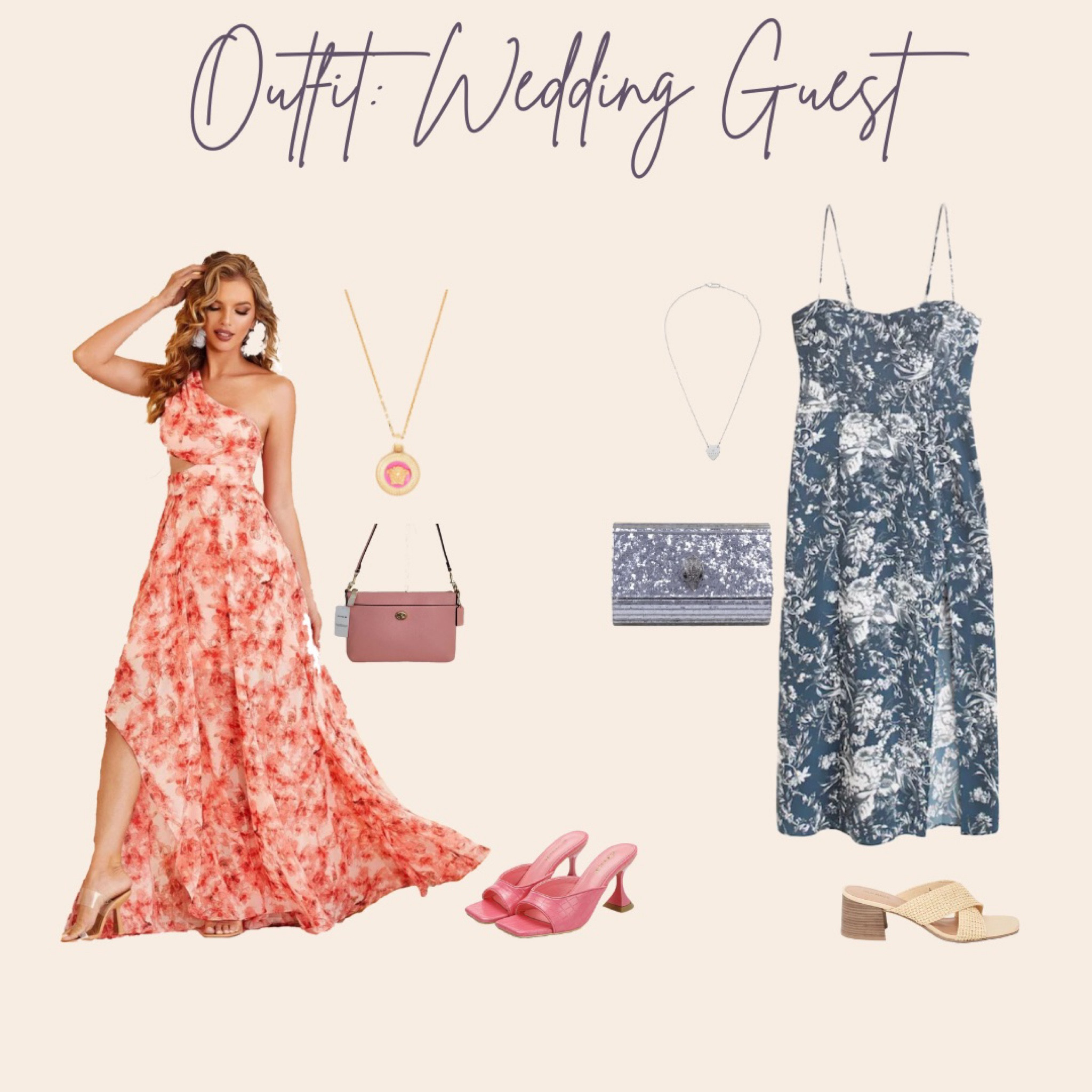 Wedding Guest Outfit Ideas 💍 the exact blue dress from A&F is sold out but I linked a similar style. 

#LTKSeasonal #LTKunder100 #LTKwedding