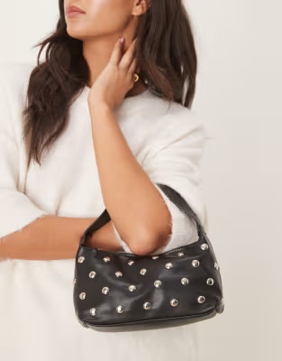 My Accessories studded grab bag in black | ASOS (Global)