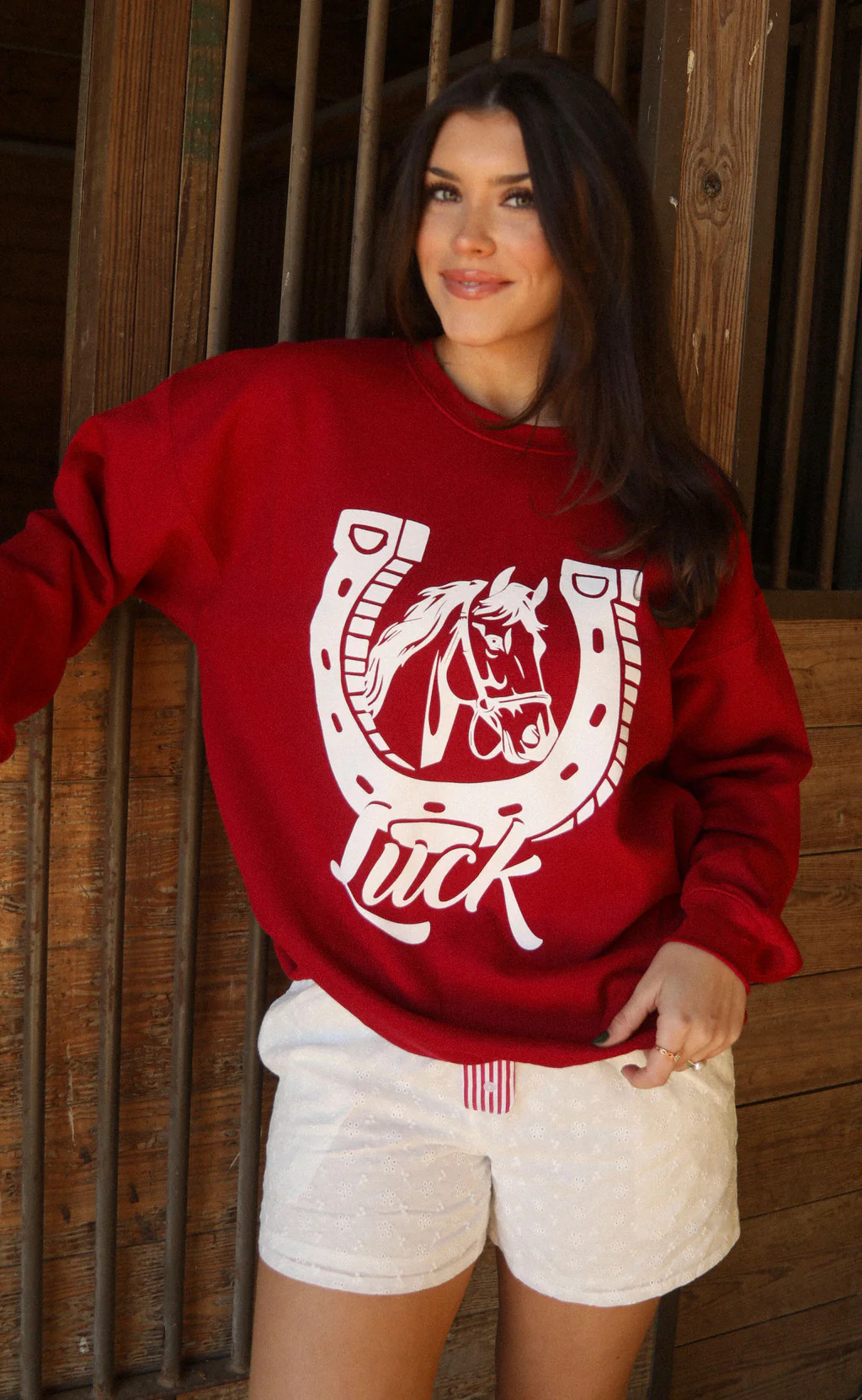 charlie southern: horseshoe luck sweatshirt | RIFFRAFF