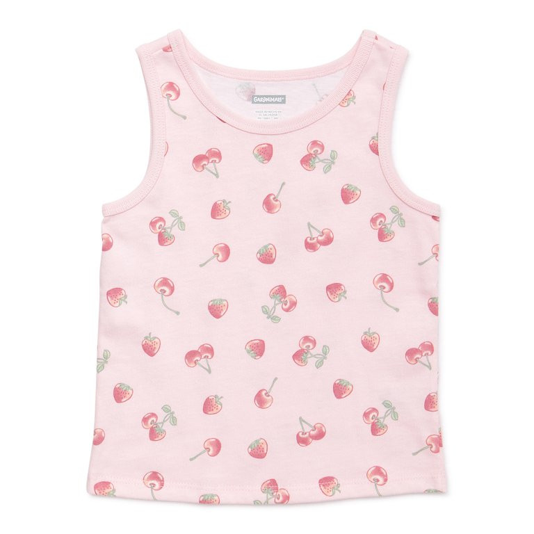 Garanimals Toddler Girls Print Tank Top, Sizes 12 Months-5T | Walmart (US)