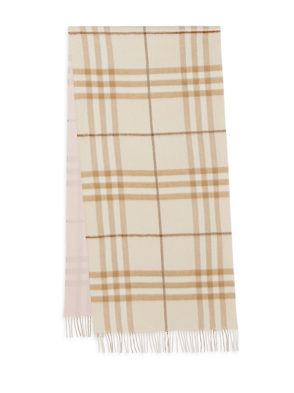 Reversible Check Cashmere Scarf | Saks Fifth Avenue