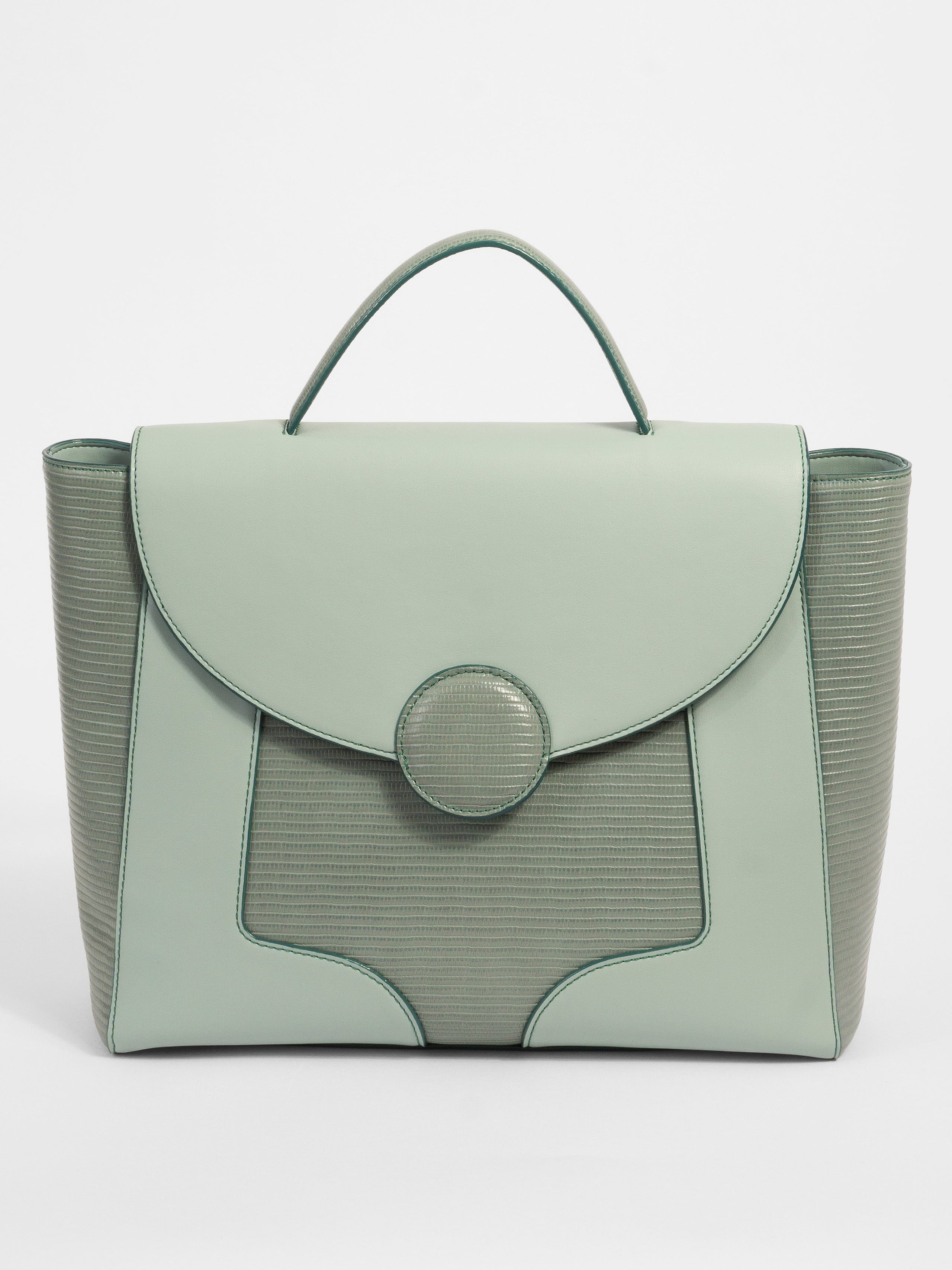 The Jaclyn Bag—Pistachio Croc | Create and Cultivate