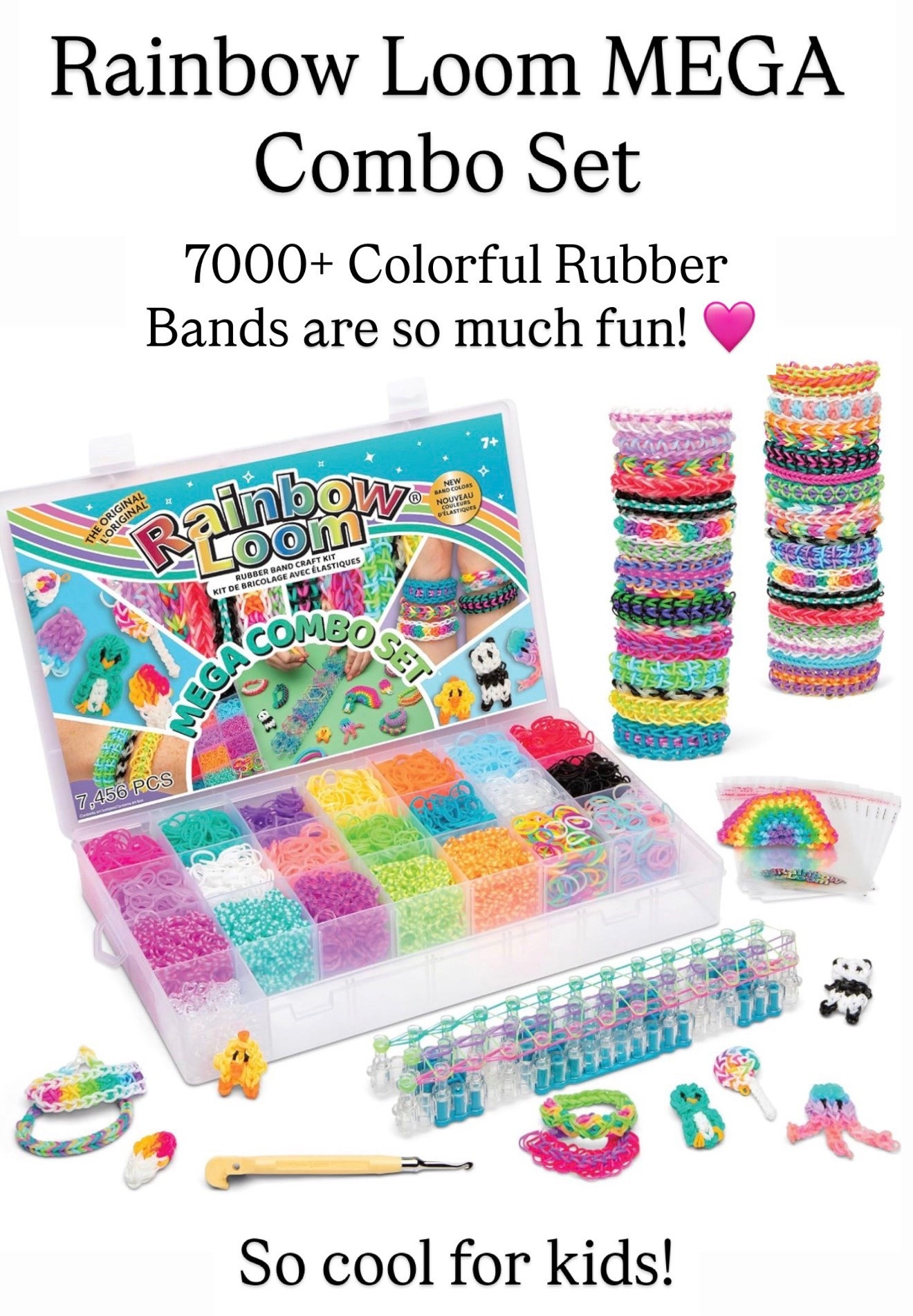 Rainbow loom mega bracelet 

#LTKKids
