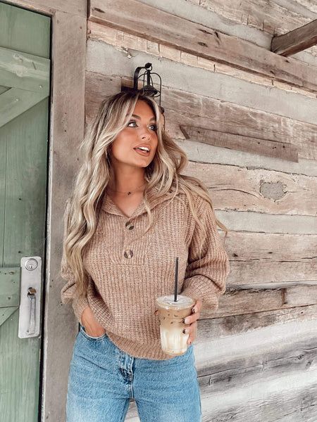 Better Latte Than Never Sweater | Lane 201 Boutique