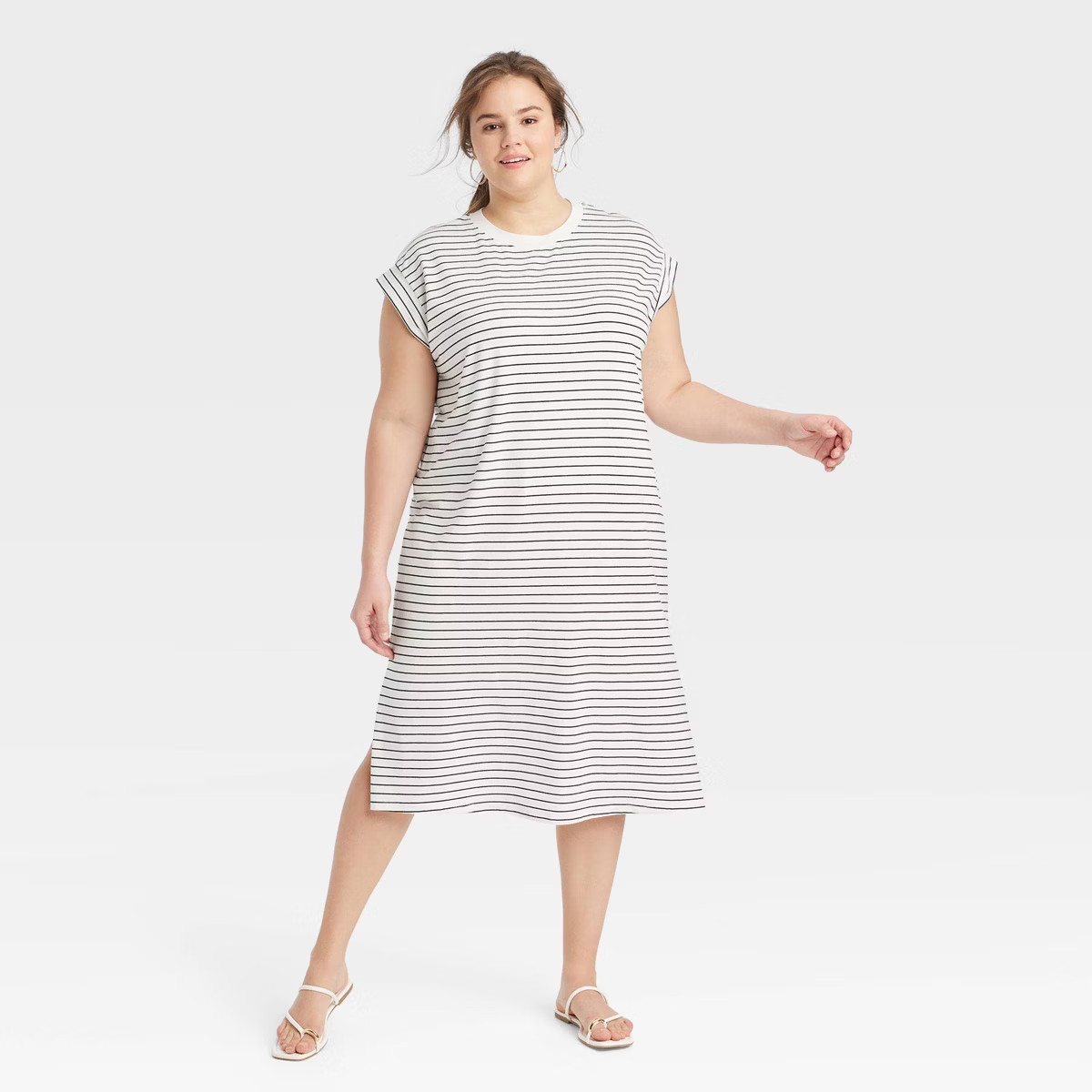 Women's Short Sleeve Midi Shirtdress - A New Day™ | Target