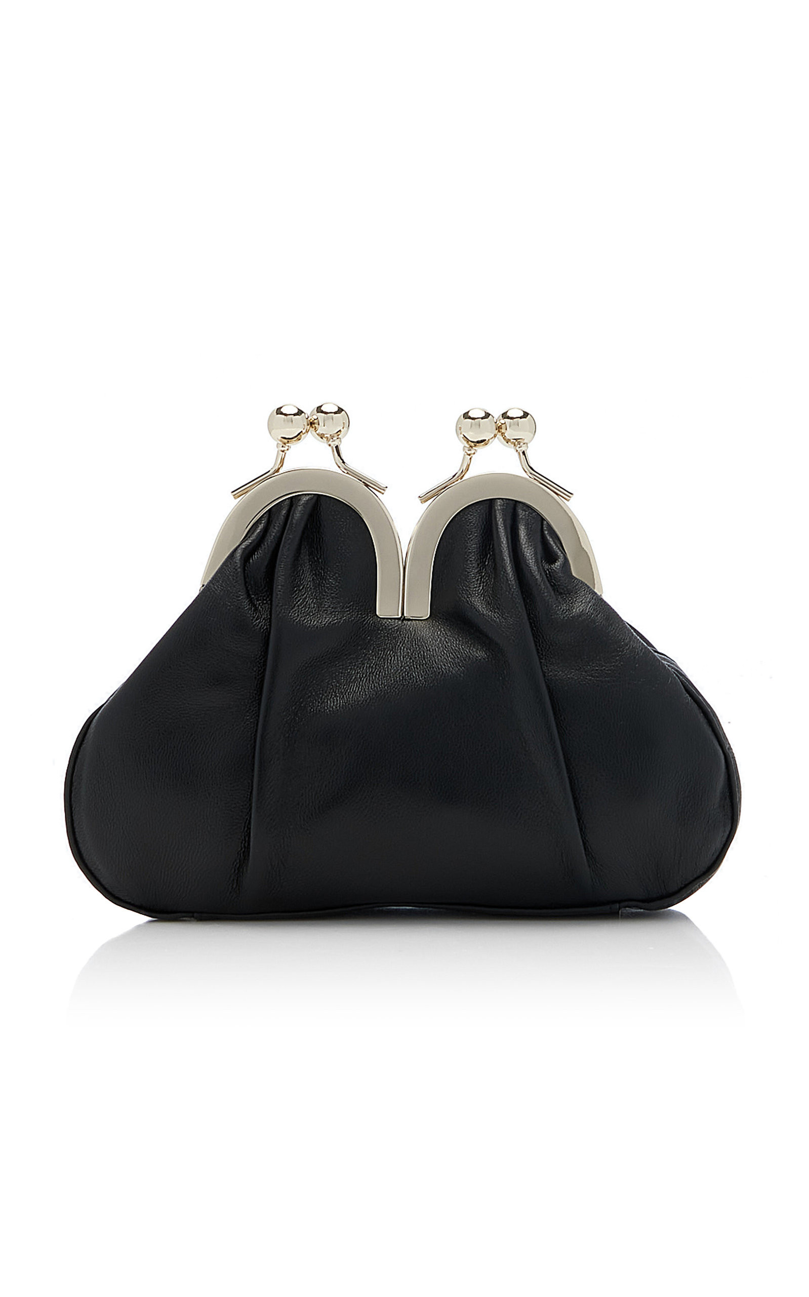 Mini Double Curve Leather Clutch | Moda Operandi (Global)