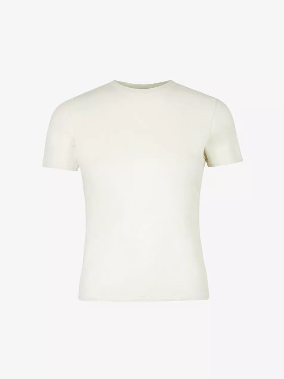 Round-neck cotton-jersey T-shirt | Selfridges