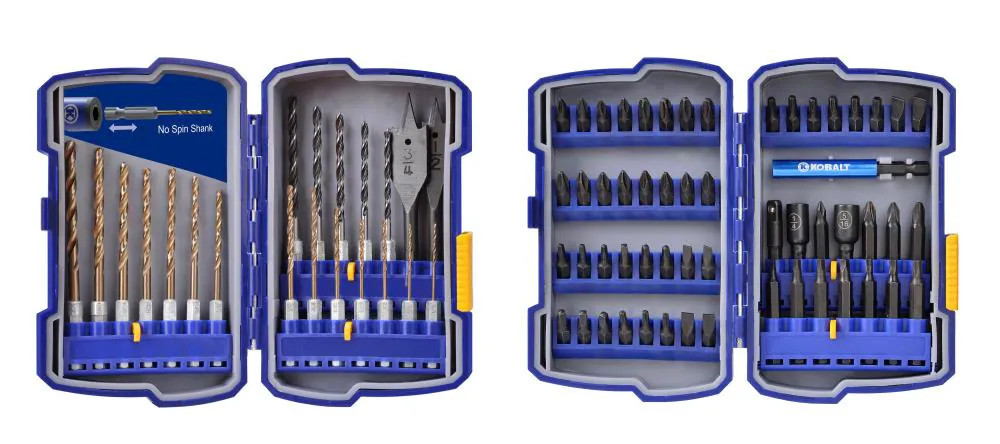 Kobalt 76-Piece Assorted x High-speed Steel Jobber Length Twist Drill Bit Set | DTC-44576 | Lowe's