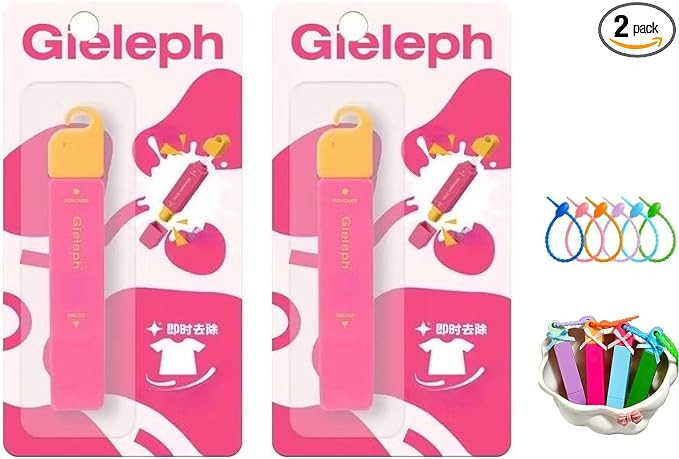 Gieleph Stain Remover, 3-Second Stain Remover Pen for Clothes, 12ml On-the-Go Spot Cleaner, Doubl... | Amazon (US)