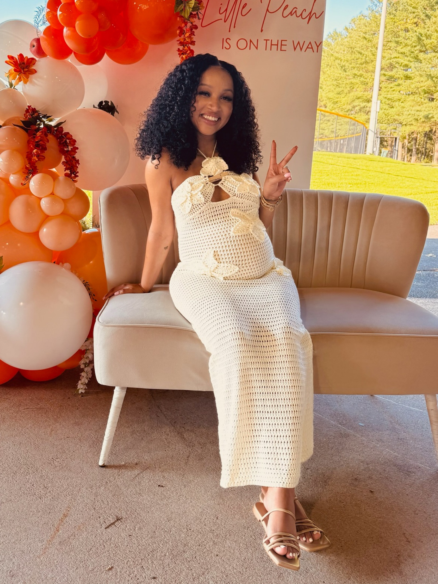 still in love with my baby shower dress! it was perfect and fit beautifully 🫶🏽

#babyshowerdress #maternitywear #babyshower #pregnancystyle

#LTKBump #LTKStyleTip
