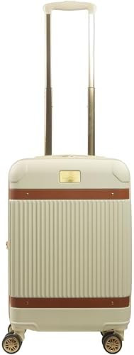 Tommy Bahama 22.5 Inches Rolling Carry On, Hard-Sided Suitcases with Spinner Wheels, Cream | Amazon (US)