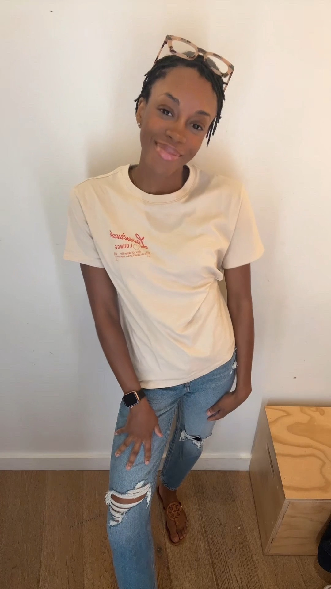 Give me jeans and a comfy oversized tee any day. It may be simple but you can still look put together in a casual outfit. @American Eagle Outfitters has my favorite jeans ever 🙌🏾

#LTKSeasonal #LTKootd