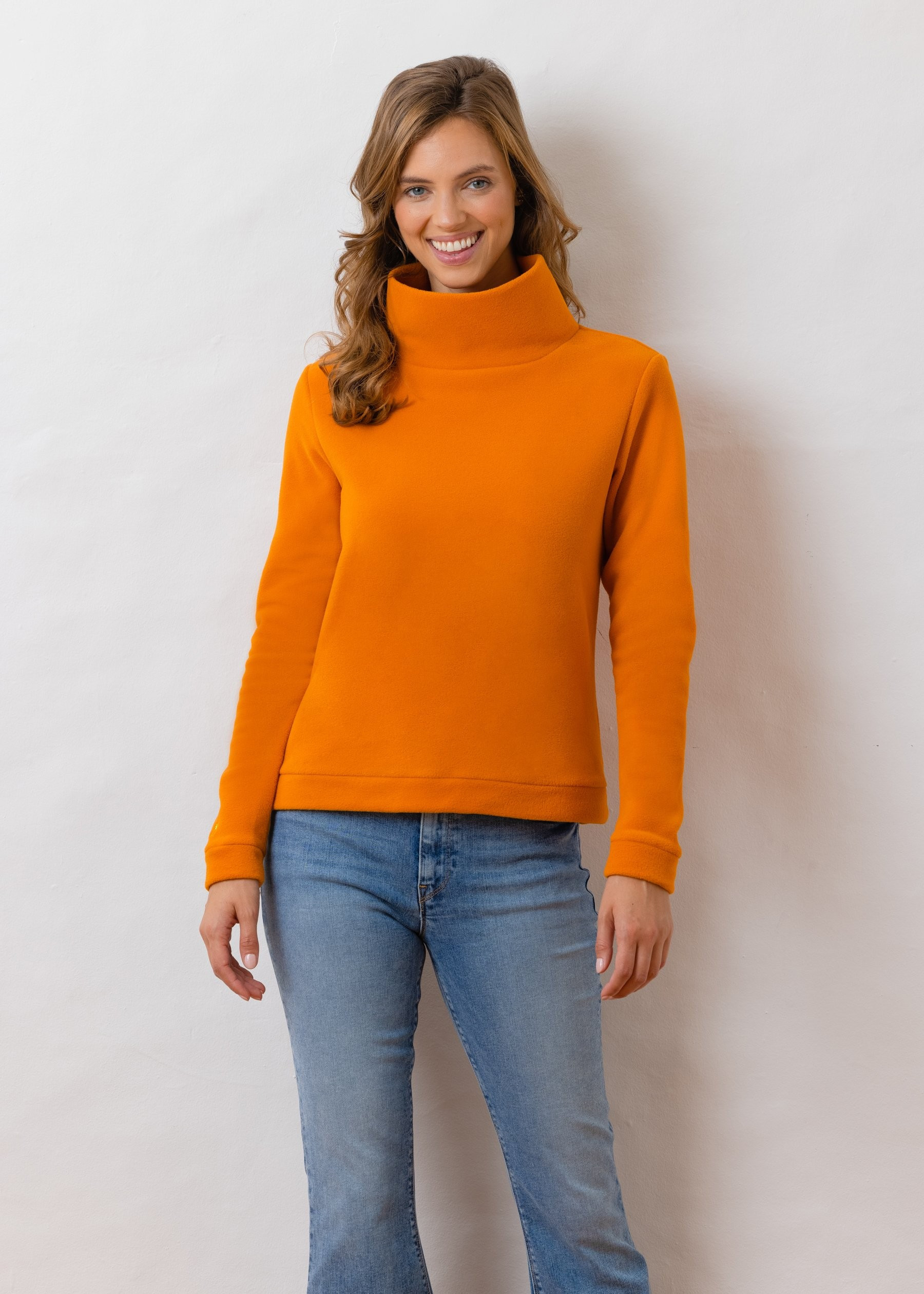 Park Slope Turtleneck (Pumpkin) | Dudley Stephens