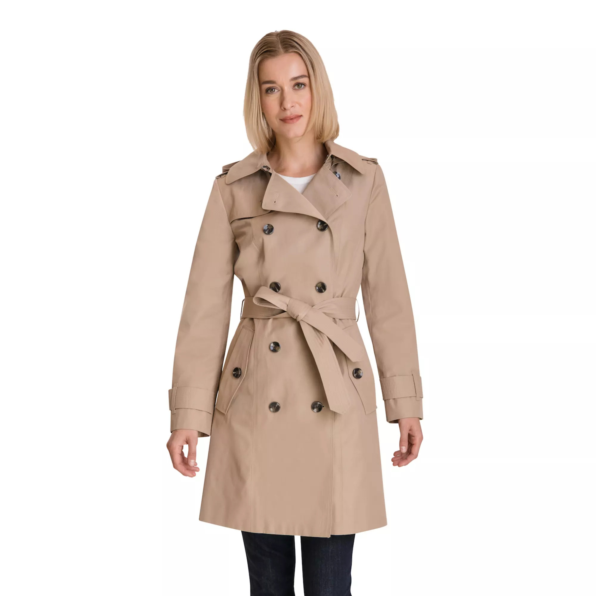 Women's London Fog Double Breasted Trench Coat | Kohl's