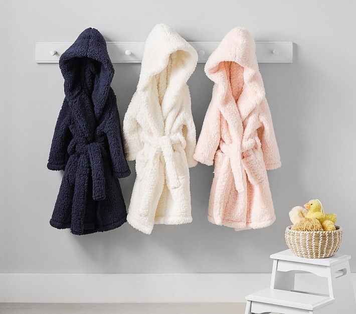 Solid Sherpa Robes | Pottery Barn Kids