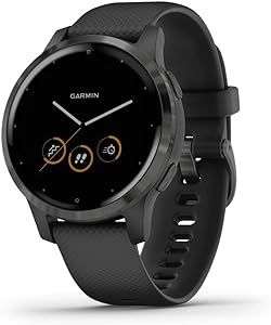 Amazon.com: Garmin 010-02172-11 Vivoactive 4S, Smaller-Sized GPS Smartwatch, Features Music, Body... | Amazon (US)