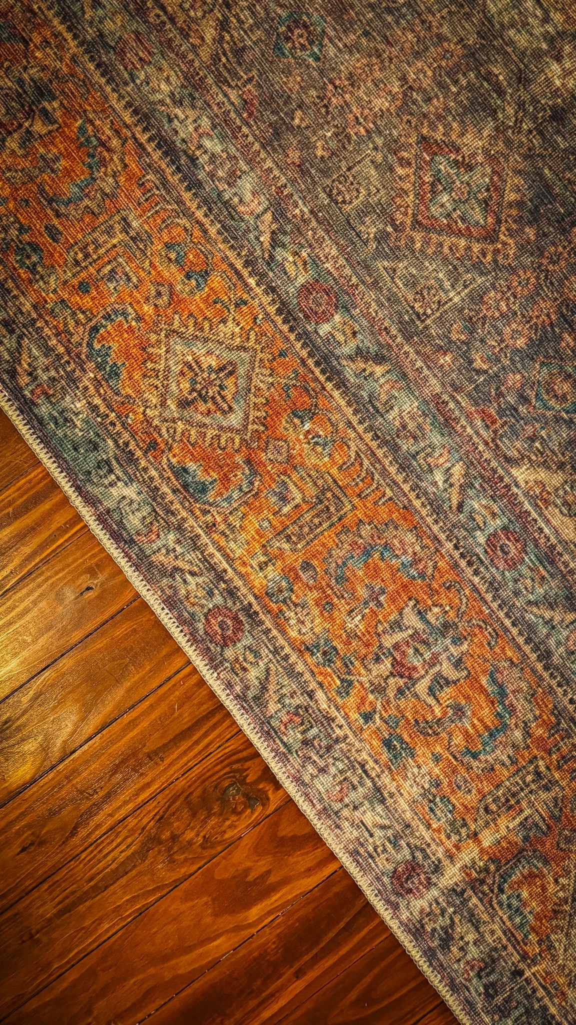 We finally chose a rug for the speakeasy… and it was worth the wait. We went with the Loren Collection Rug (LQ-02) in Plum/Multi, and it is the dreamiest mix of moody + vintage. The tones, the pattern, the depth… it’s exactly what I had envisioned for this space from the very beginning.

#LTKHome #LTKSaleAlert