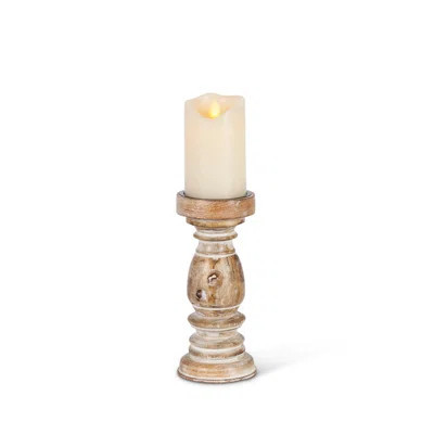 Estelle Wood Pillar Holder, 9 | Wayfair North America