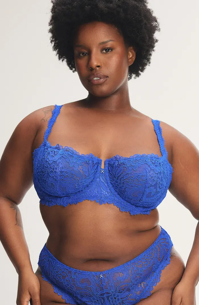 Romantic Corded Lace Unlined Underwire Bra | Nordstrom