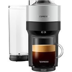 Nespresso Vertuo Pop+ Deluxe Coffee & Espresso Maker by De'Longhi, Silver | Amazon (US)
