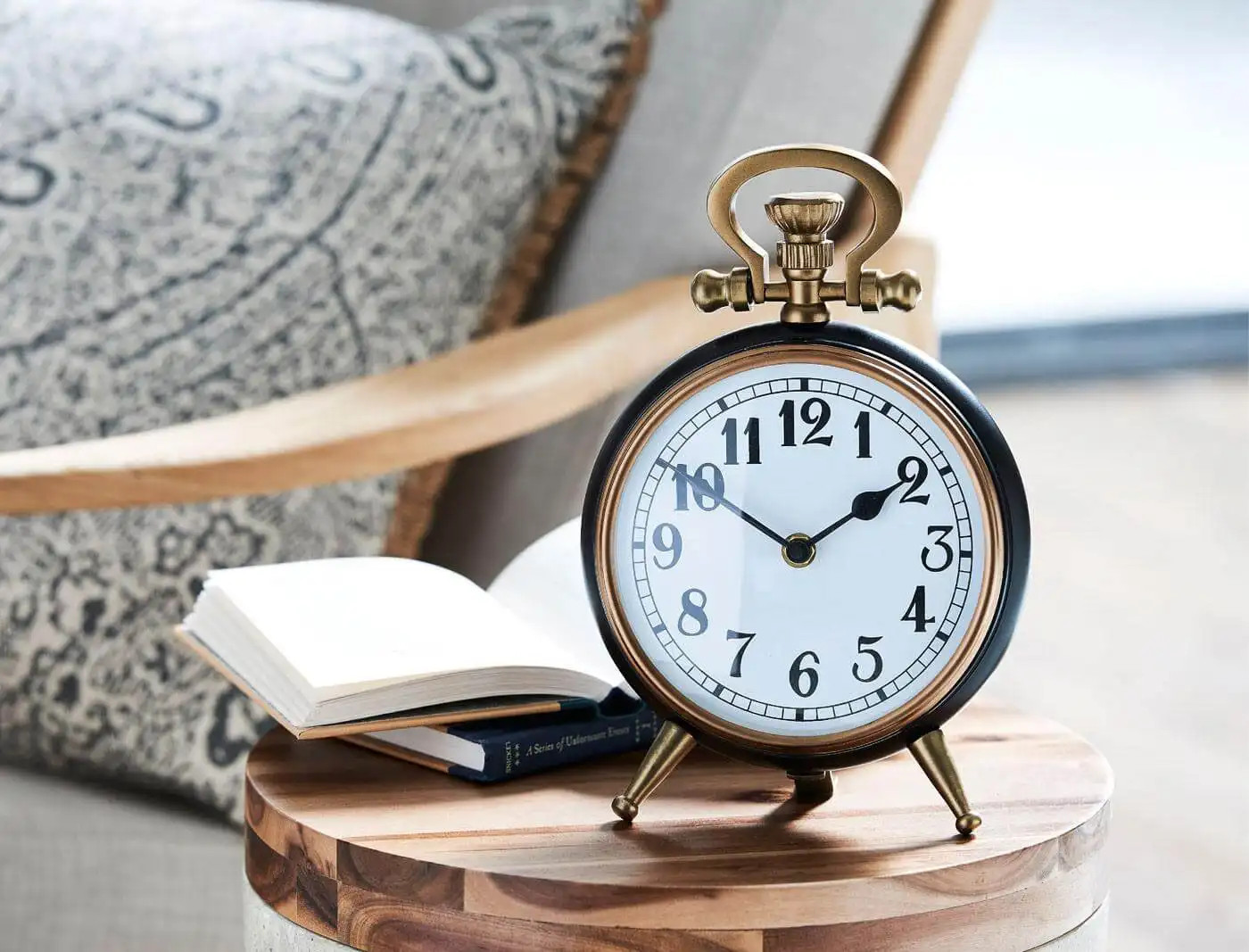 Vintage Style Round Clock | Bed Bath N' Table