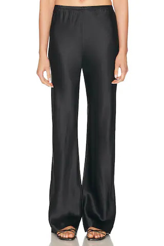 EAVES Loretta Silk Pants in Black | FWRD 
