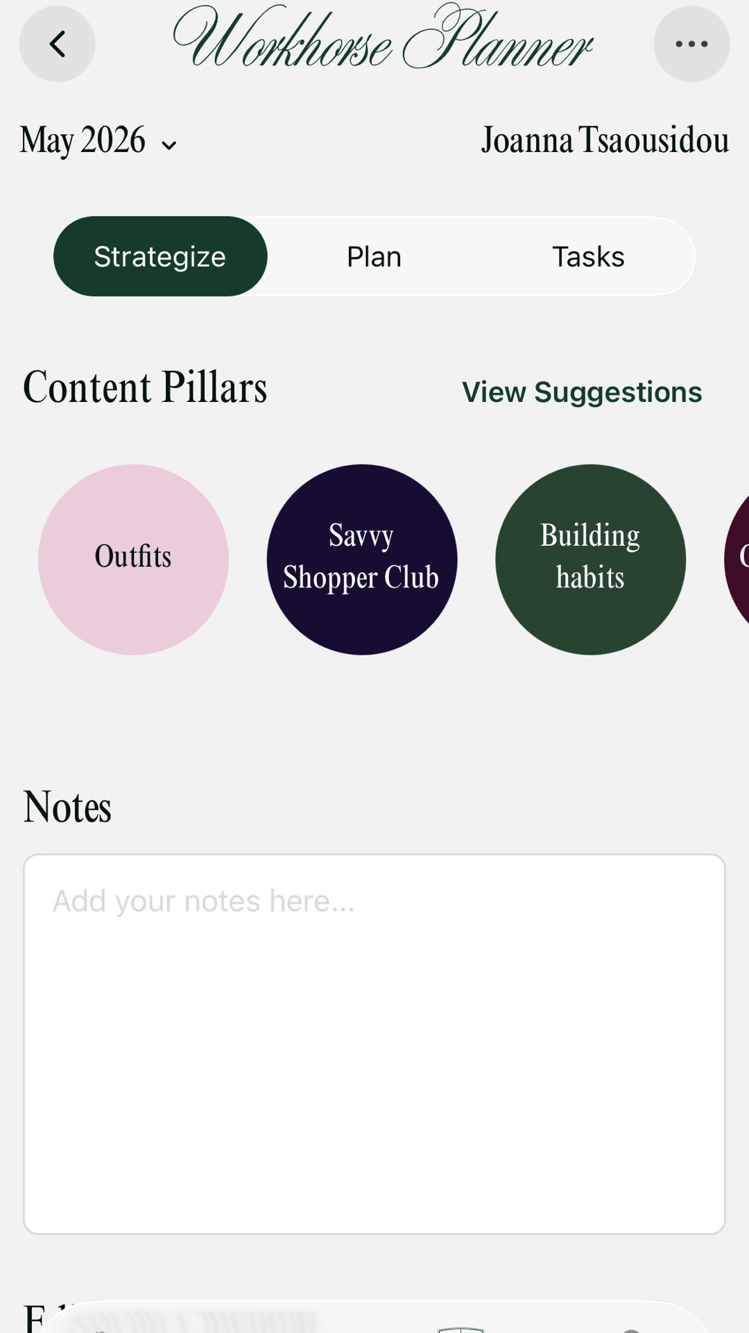 AD| If you need one app to organize your content and tasks check Workhorse! I use it since December and honestly it makes organizing content so much easier and faster!

Use my code JTXWORKHORSE and enjoy planning! 

(affiliate code)